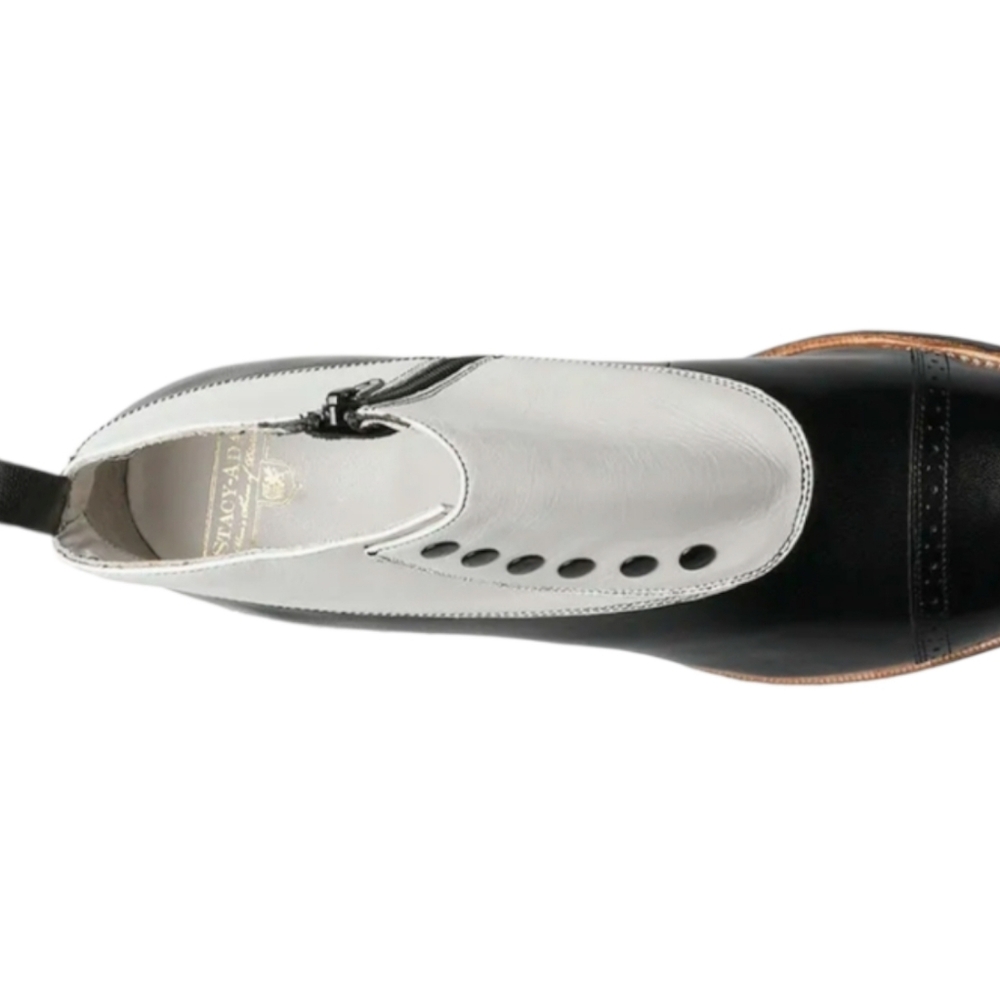 Stacy Adams Madison Spectator Spat Cap Toe Size 10.5 - Picture 3 of 11